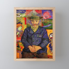Vincent van Gogh "Portrait of Père Tanguy" (1) Framed Mini Art Print