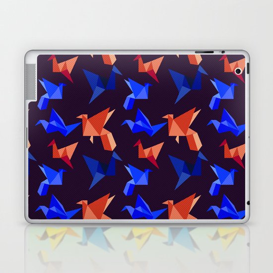 paper cranes in flight Laptop & iPad Skin