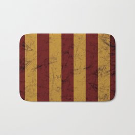 Burnt Red and Gold House Colours Bath Mat | Hogwart, Wizard, Housecolors, Burnt, Colorful, Potter, School, Stripes, Hp, Graphicdesign 