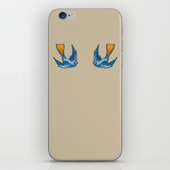 Swallow Tattoo iPhone & iPod Skin