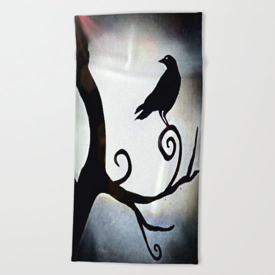 Spotlight Crow Beach Towel