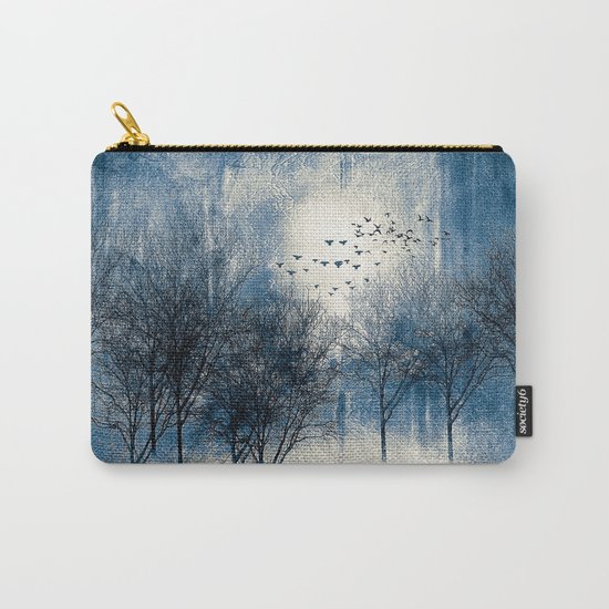 Paisaje y color (azul) Carry-All Pouch