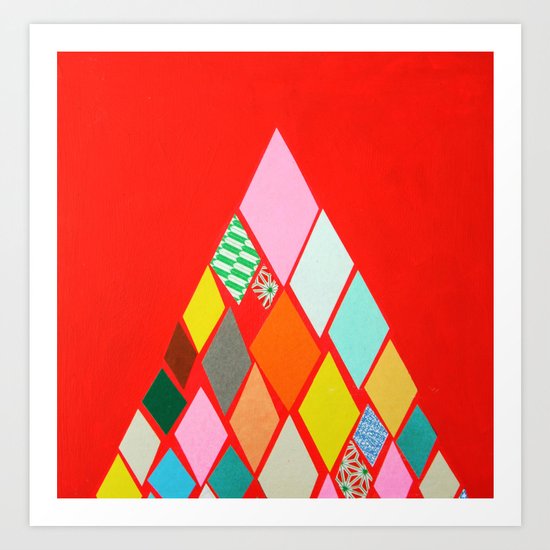 Red Mountain Art Print