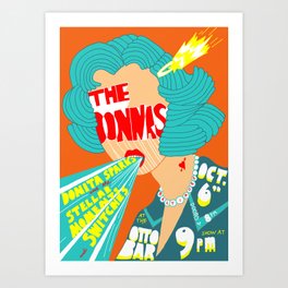 Donnas Poster Art Print | Drawing, Poster, Curated 