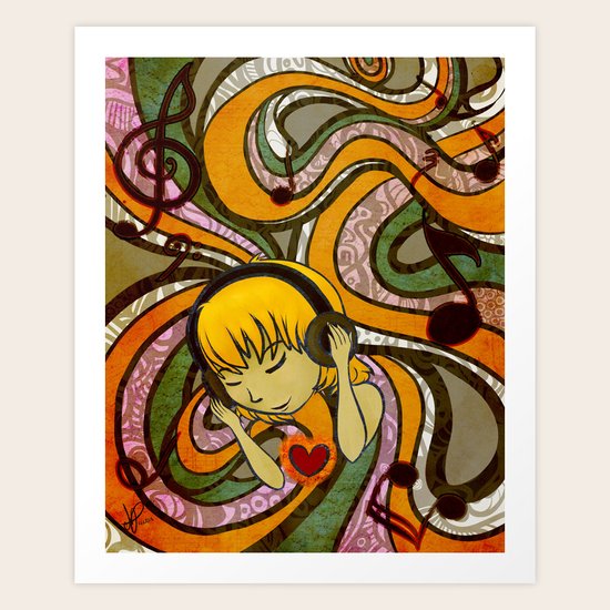 Musical Soul Art Print
