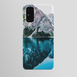 Lake and Mountain Under White Sky Android Case