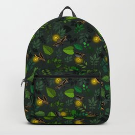 Fireflies Backpack | Kidsroom, Outdoors, Wanderlust, Beetles, Fireflies, Woods, Green, Glow, Firefly, Childrensroom 