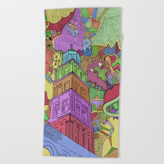 Saint Domnius Beach Towel