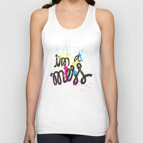 I'm a mess Unisex Tank Top
