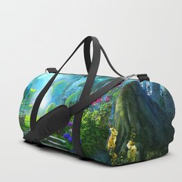 Fascinating Gorgeous Idyllic Dreamy Magic Garden UHD Duffle Bag