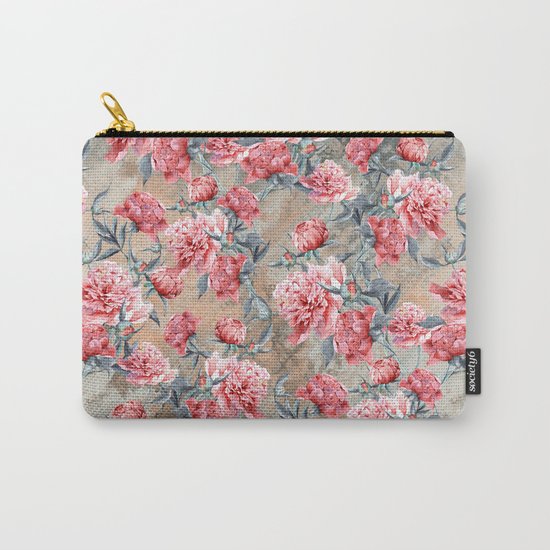 Peony II Carry-All Pouch
