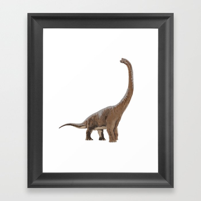 Brachiosaurus Framed Art Print