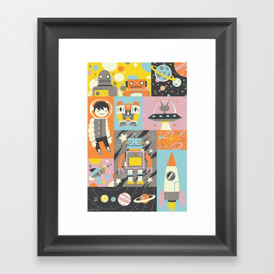Give Us Space Framed Art Print