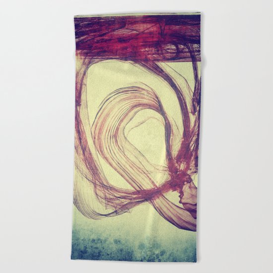 Gasping For Air Beach Towel