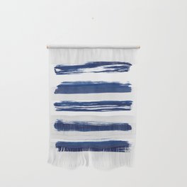 Indigo Brush Strokes | No. 2 Wall Hanging