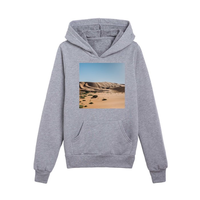 African sand landscape  Kids Pullover Hoodie