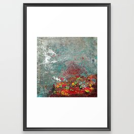 Abstract Distressed #3 Framed Art Print