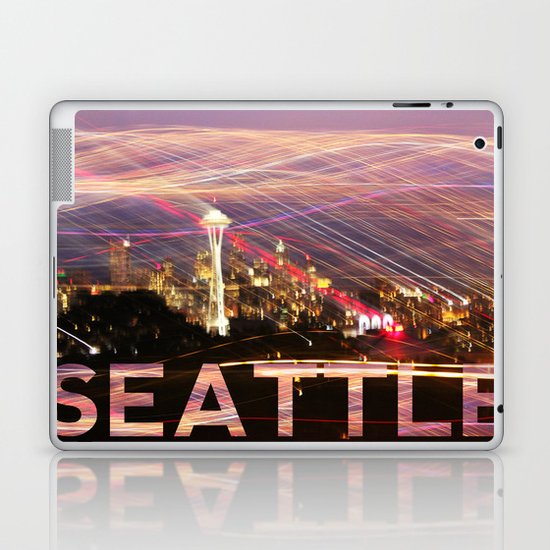 Seattle long exposure Laptop & iPad Skin