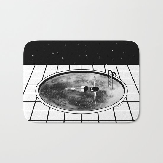 Pool Moon Bath Mat