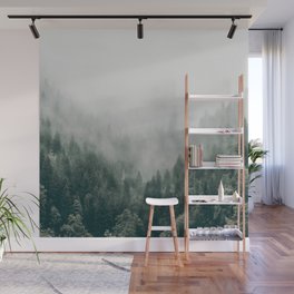 Foggy Forest 3 Wall Mural