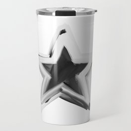 Star White. Painted 80's retro style. Travel Mug