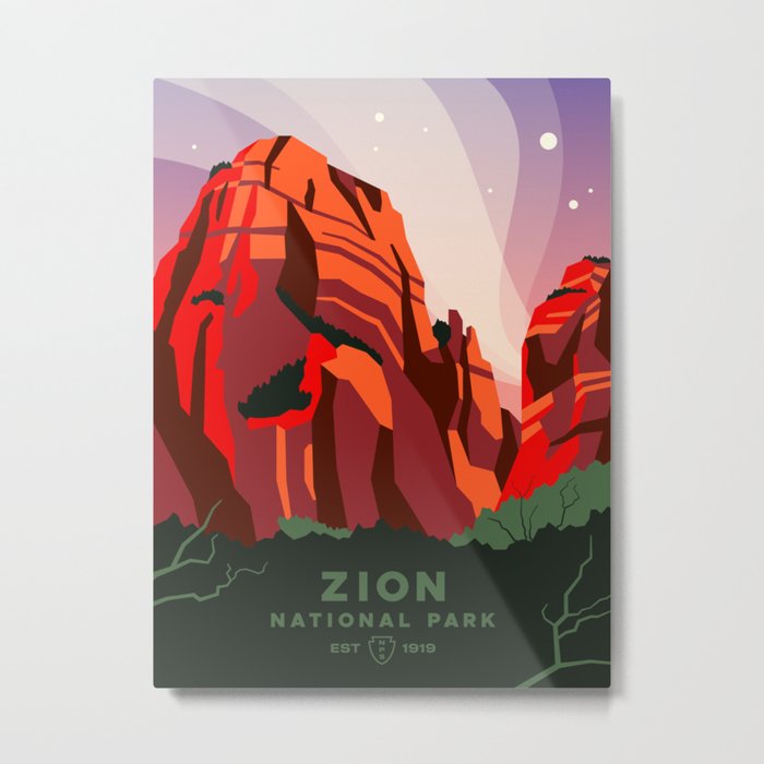 Zion National Park Metal Print