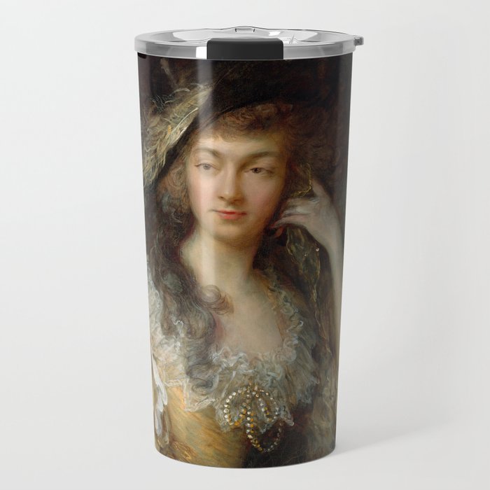 Frances Susanna, Lady de Dunstanville, 1786 by Thomas Gainsborough Travel Mug