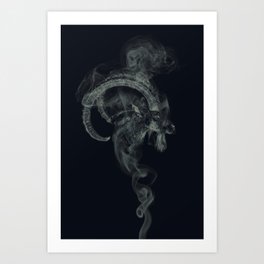 BlackPhillip /Reborn Art Print