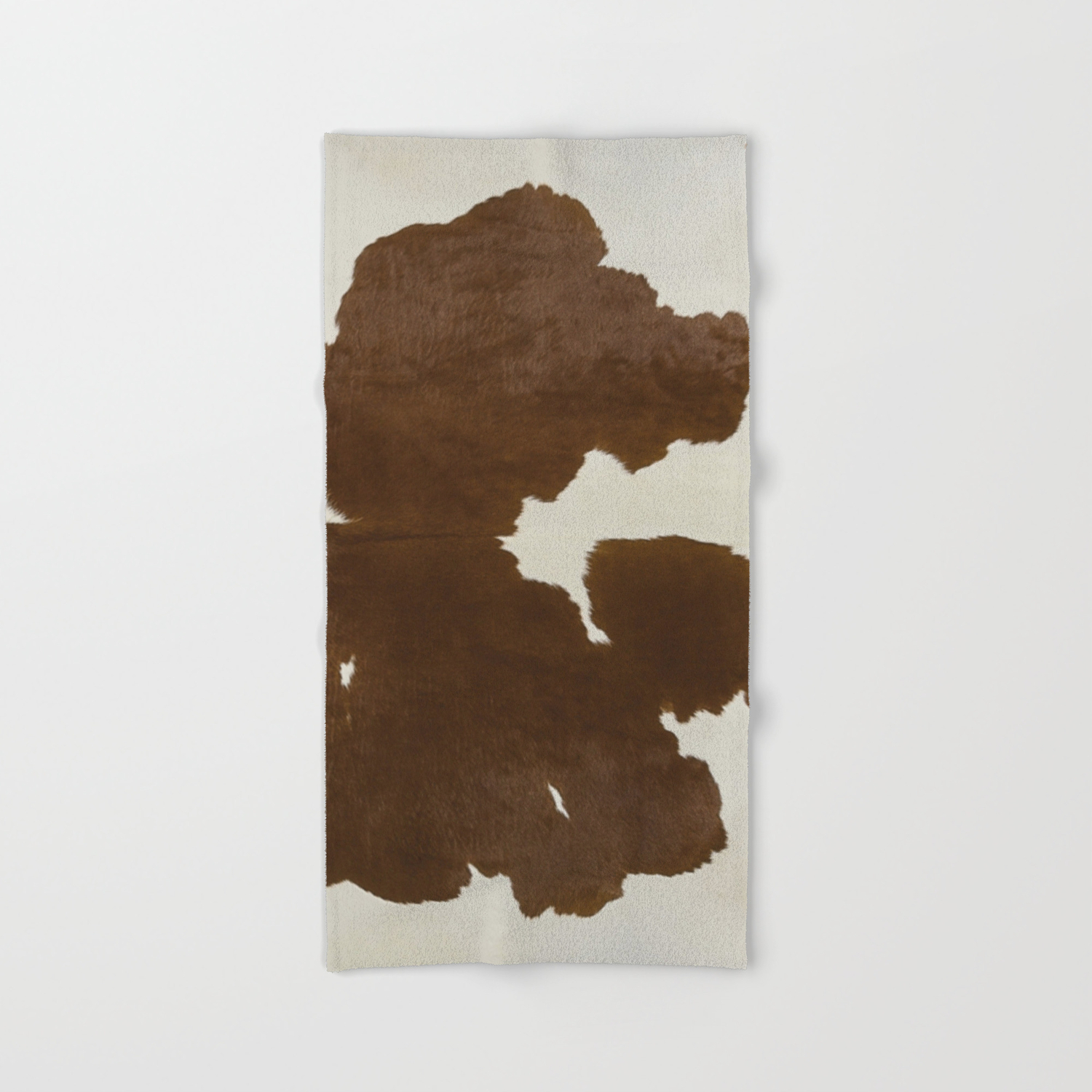 Dark Brown White Cow Hide Hand Bath Towel By Theghosttown White Cow Hide Hand Bath Towel