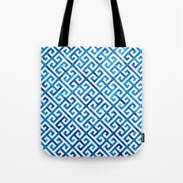 Classic Greek Key Geometric Pattern  Tote Bag