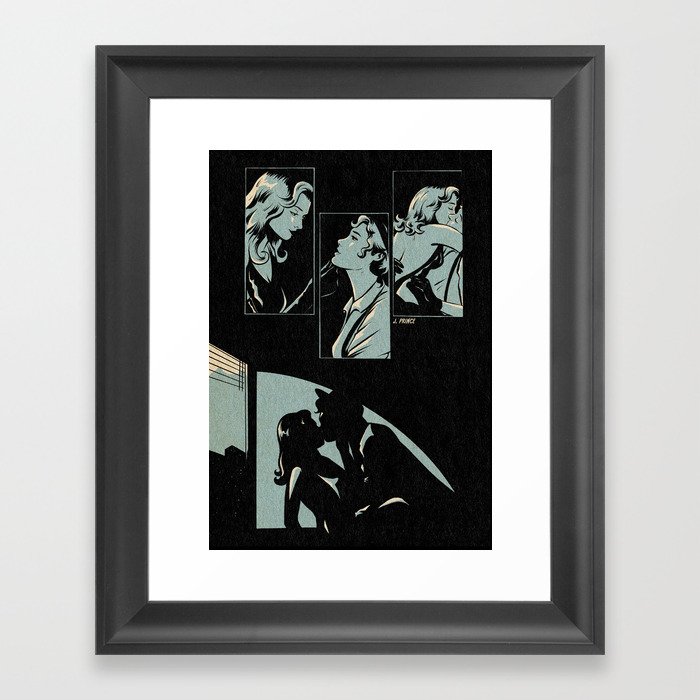 noir 02 Framed Art Print