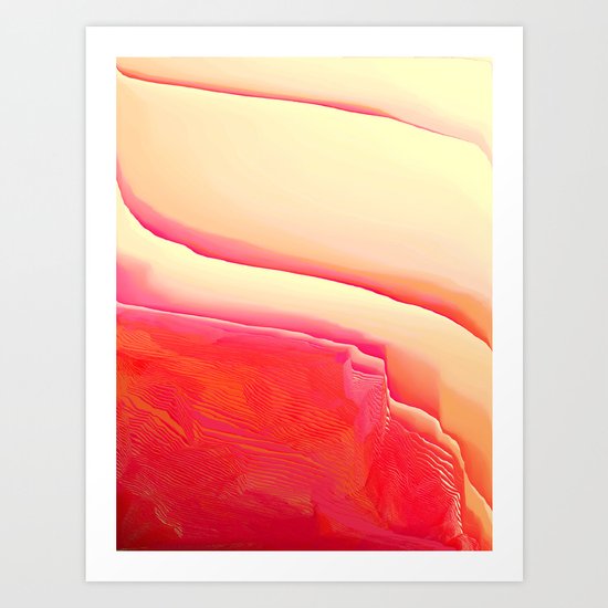 Strawberry Vanilla Art Print