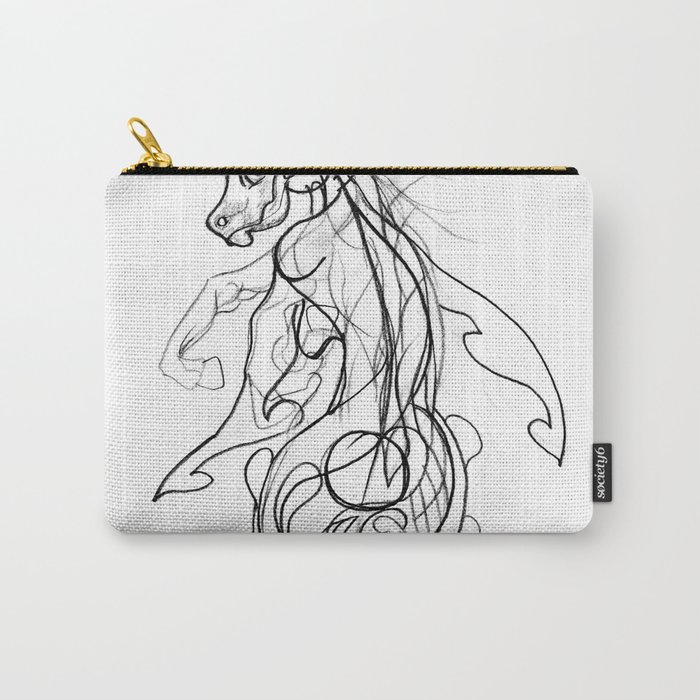 Horse and girl Carry-All Pouch