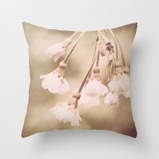 Delicate Spring Throw Pillow