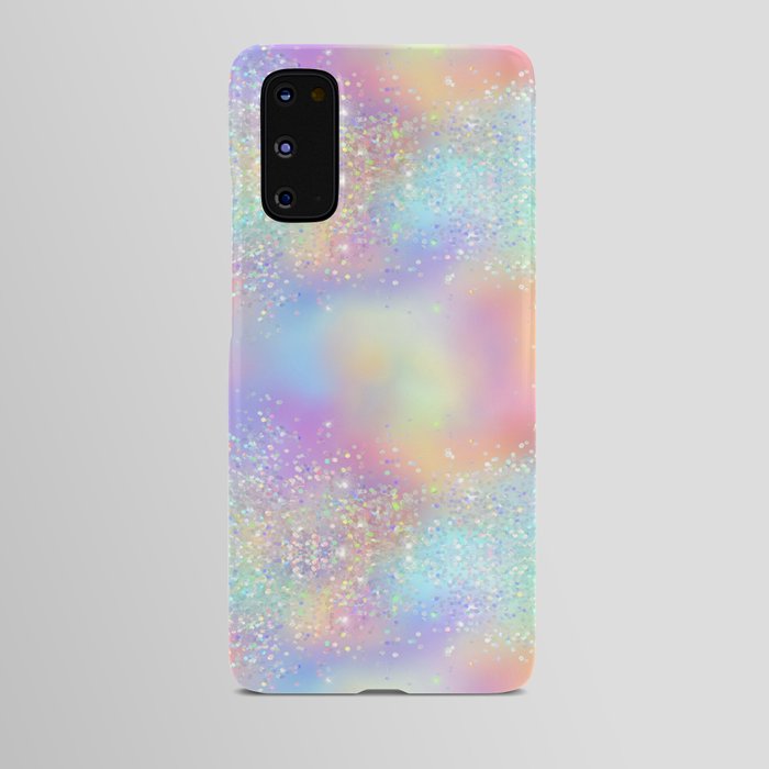 Pretty Holographic Glitter Rainbow Android Case