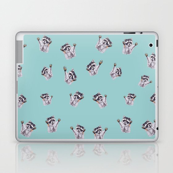 Playful Dancing Raccoons Edition 4 Laptop & iPad Skin