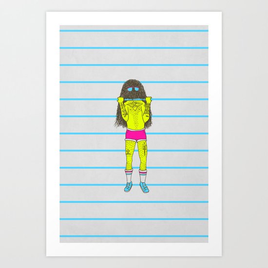 Pullup Art Print