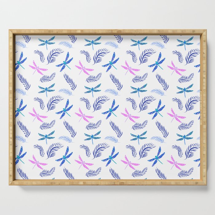 Dragonfly pattern  Serving Tray