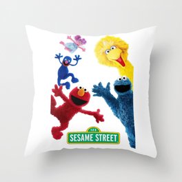 SESAME STREET Throw Pillow