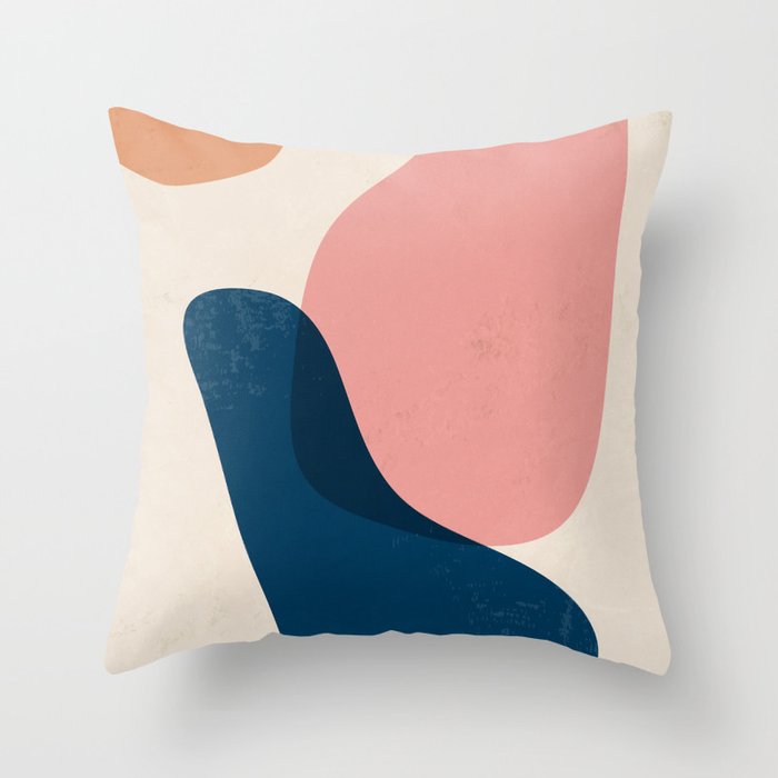 Catalan Modernism 2 Throw Pillow