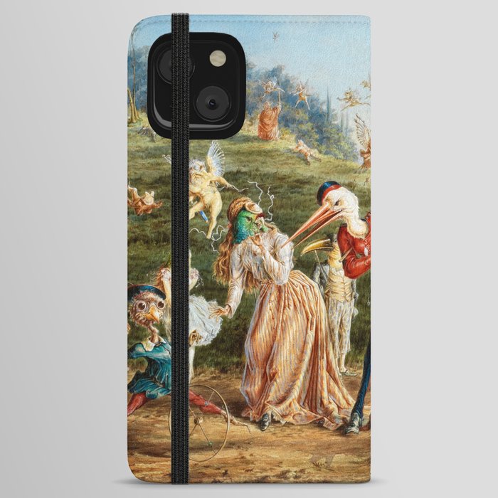 The Suitor by Henry Barnabus Bright iPhone Wallet Case