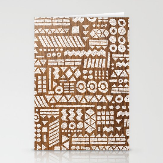 Northwoods Pattern. Stationery Cards