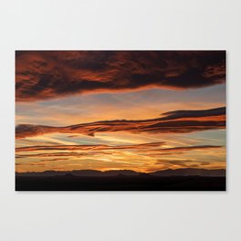Sunset Textures - New Mexico Canvas Print