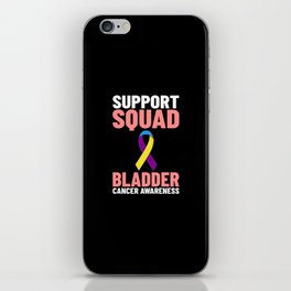 Bladder Cancer Ribbon Awareness Chemo Survivor iPhone Skin