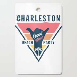 Charleston beach party Cutting Board