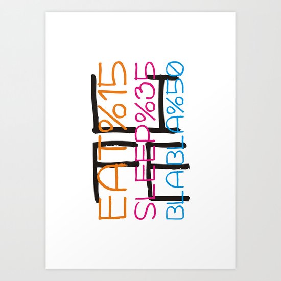 life is short Art Print