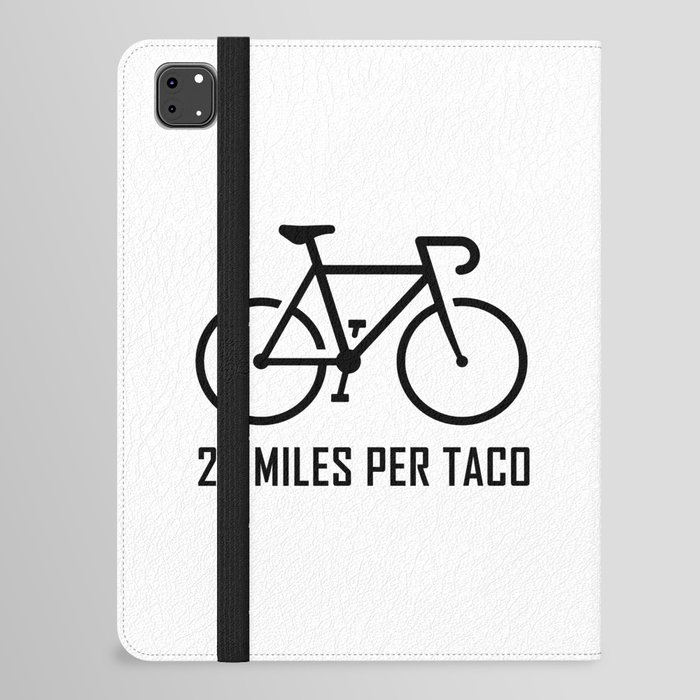 24 Miles Per Taco Cycling iPad Folio Case