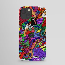 doodle works iPhone Case