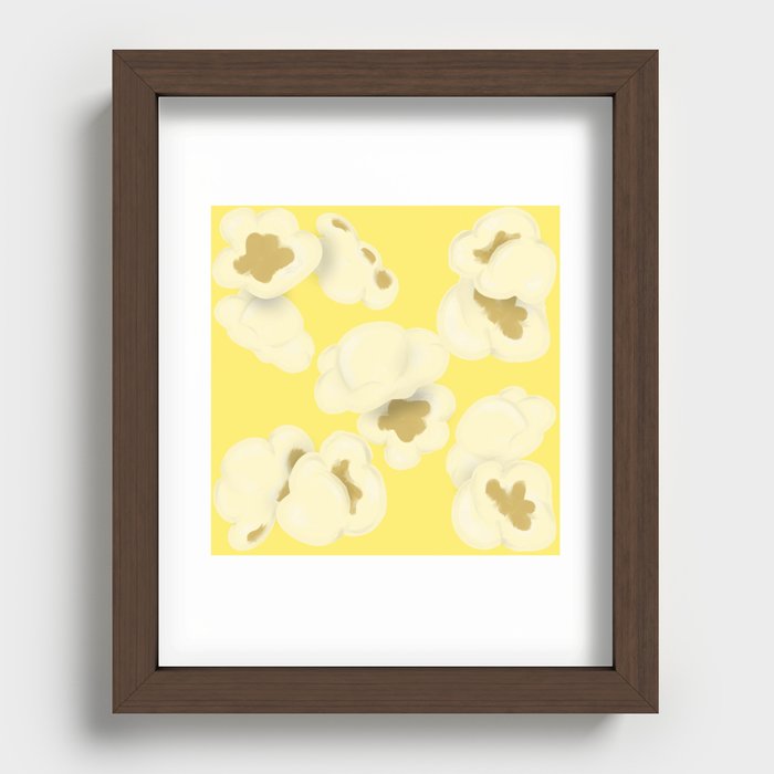 Buttered popcorn Recessed Framed Print