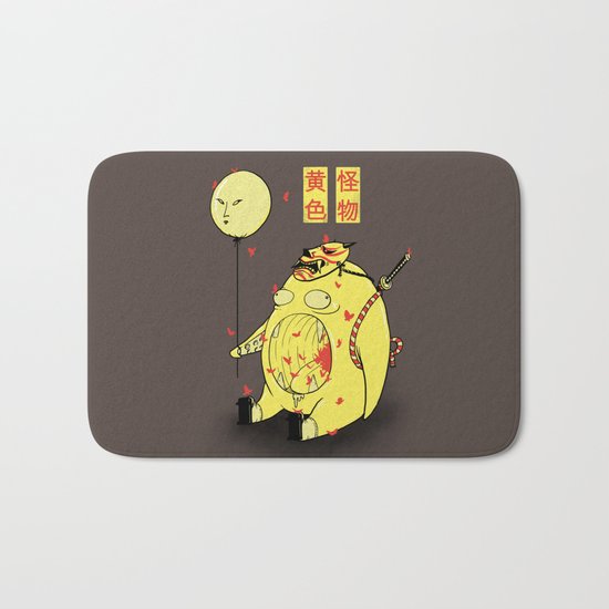 My Yellow Monster Bath Mat